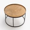Couchtisch Madras rund 69 cm Bronzegold - 4