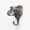 Handgeschnitzter Kleiderhaken Elefant