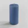 Ester & Erik Stumpenkerze 15 cm  Ø 7 cm Jeans Blue