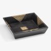 Quadratschale Patina Noir