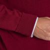 William Lockie X Torquato V-Ausschnitt Kaschmir Claret 52 - 5
