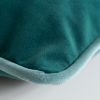 Samt-Kissenhülle Audrey mit Füllung Petrol / Mint - 2