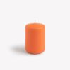 Stumpenkerzen Lys 10 cm Ø 5,8 cm Orange 4er-Set