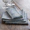 Serviette Donna di Coppe 40 x 40 cm Pastellblau