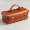 Werkzeug- und Schuhputztasche aus Leder - 3