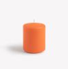 Stumpenkerzen Lys 10 cm Ø 6,8 cm Orange 4er-Set