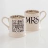 Emma Bridgewater Mugs Mrs & Mrs 2er-Set - 2