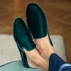 Hoomie Samtslipper Château Herren Green Gr. 44 - 2
