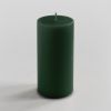 Ester & Erik Stumpenkerze 15 cm  Ø 7 cm Dark Green