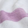 Gästehandtuch mit Chenille-Bordüre Lila - 3