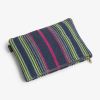 Pouch Color Stripes Blue