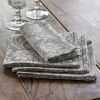 Serviette Donna di Coppe 40 x 40 cm Anthrazit
