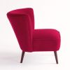 Midcentury Sessel Kopenhagen Ruby Velvet - 3