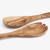 Salatbesteck Olivenholz 30 cm - 2