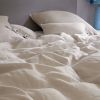 Leinenbettwäsche Stonewashed Louredo Beige 155 x 220 cm - 4
