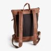 Leder Rolltop Rucksack Vicenza - 4
