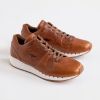 KangaROOS Leder-Sneaker Voltera Coil Cognac Gr. 45