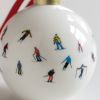 Bone China Christbaumanhänger Ski Chain - 2