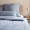 Flanellbettwäsche Smilla Blau 135 x 200 cm - 2