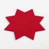 Filzuntersetzer Stern rot