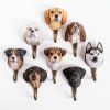 Handgeschnitzter Kleiderhaken Hunde