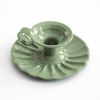 Kerzenhalter aus Aluminium Sage Green