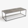 Couchtisch Madras 140 x 58 cm Zinngrau